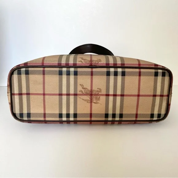 LAST CHANCE SALE!AUTHENTIC Burberry Classic Regent Leather Tote Bag Haymarket - Picture 6 of 16